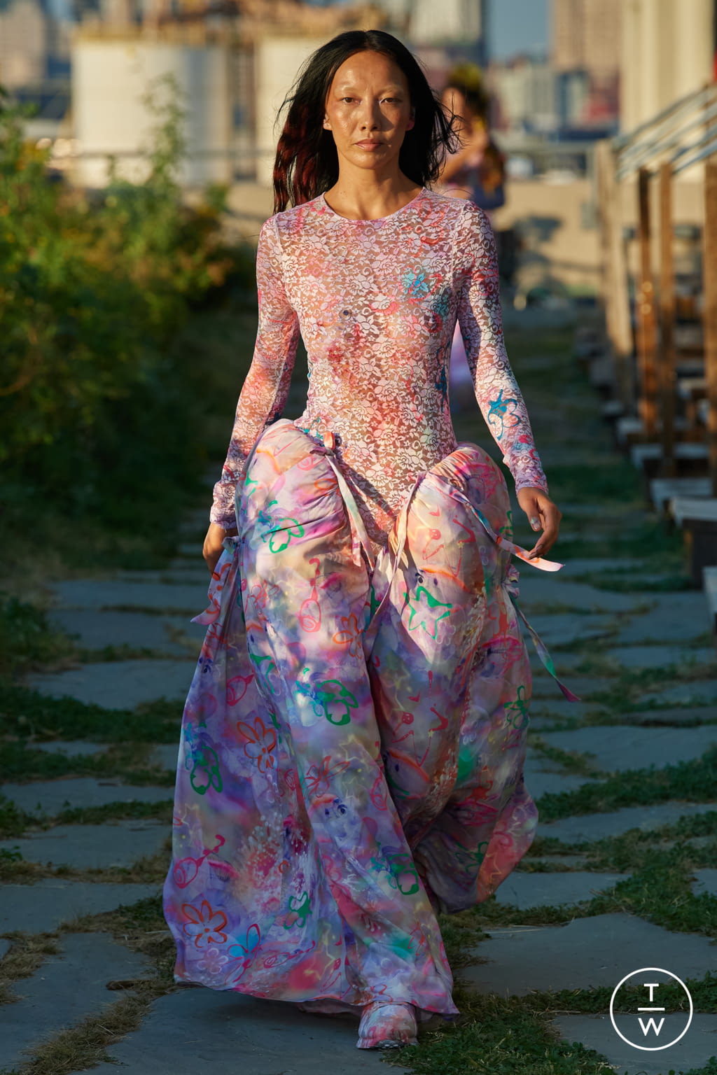 Fashion Week New York Spring/Summer 2022 look 29 from the Collina Strada collection womenswear