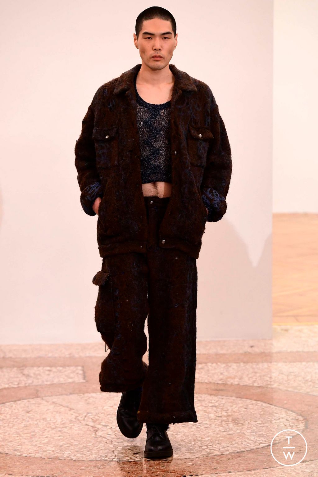 Fashion Week Milan Fall/Winter 2023 look 5 from the Vitelli collection womenswear