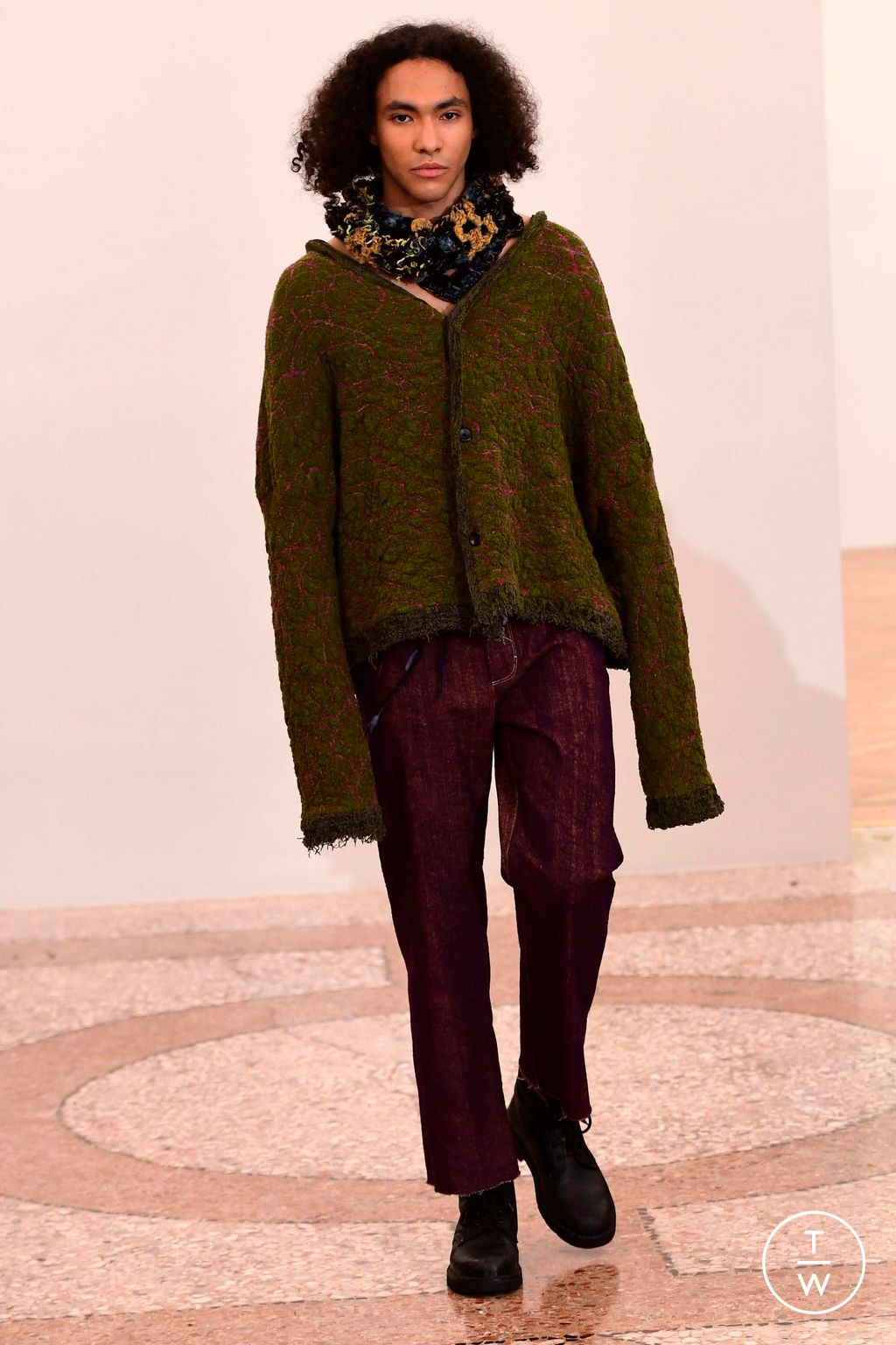 Fashion Week Milan Fall/Winter 2023 look 14 from the Vitelli collection womenswear