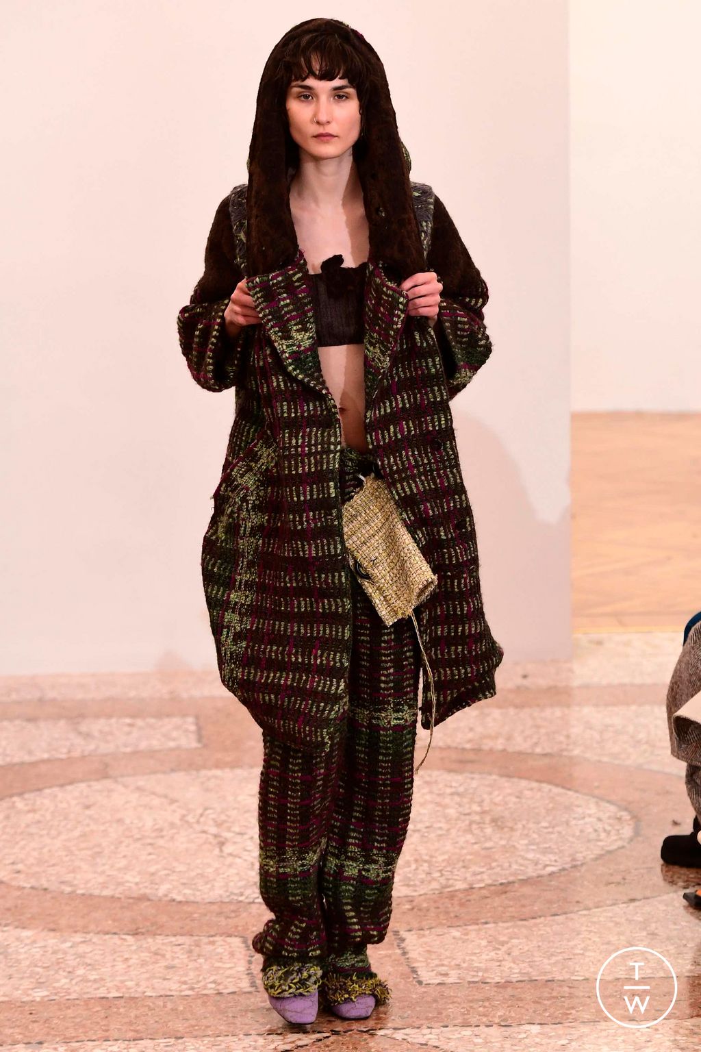 Fashion Week Milan Fall/Winter 2023 look 25 from the Vitelli collection womenswear
