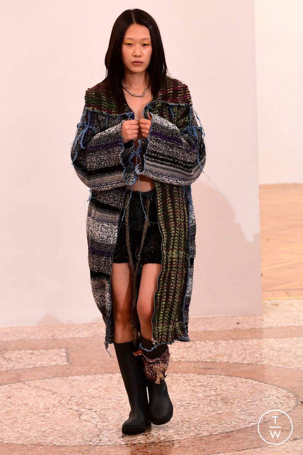 Fashion Week Milan Fall/Winter 2023 look 27 from the Vitelli collection womenswear