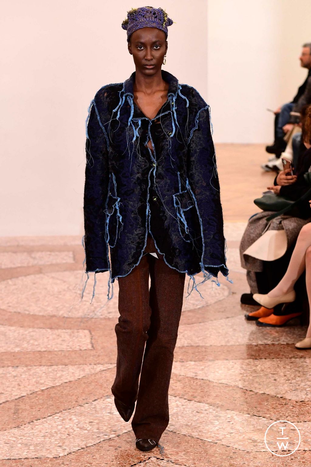 Fashion Week Milan Fall/Winter 2023 look 30 from the Vitelli collection womenswear