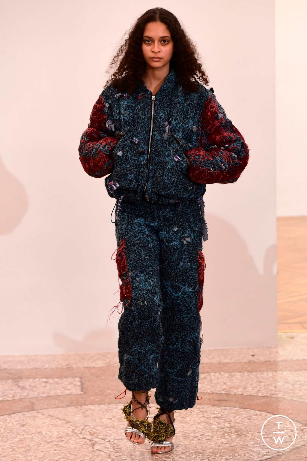Fashion Week Milan Fall/Winter 2023 look 33 from the Vitelli collection womenswear