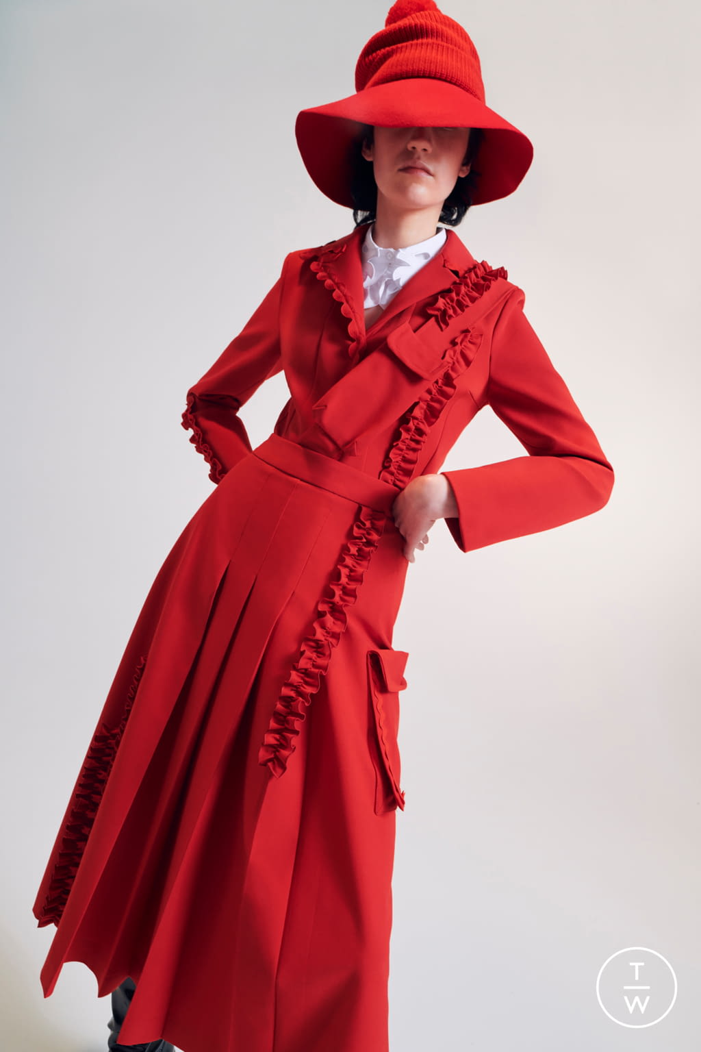 Fashion Week Milan Pre-Fall 2021 look 21 from the Vivetta collection womenswear