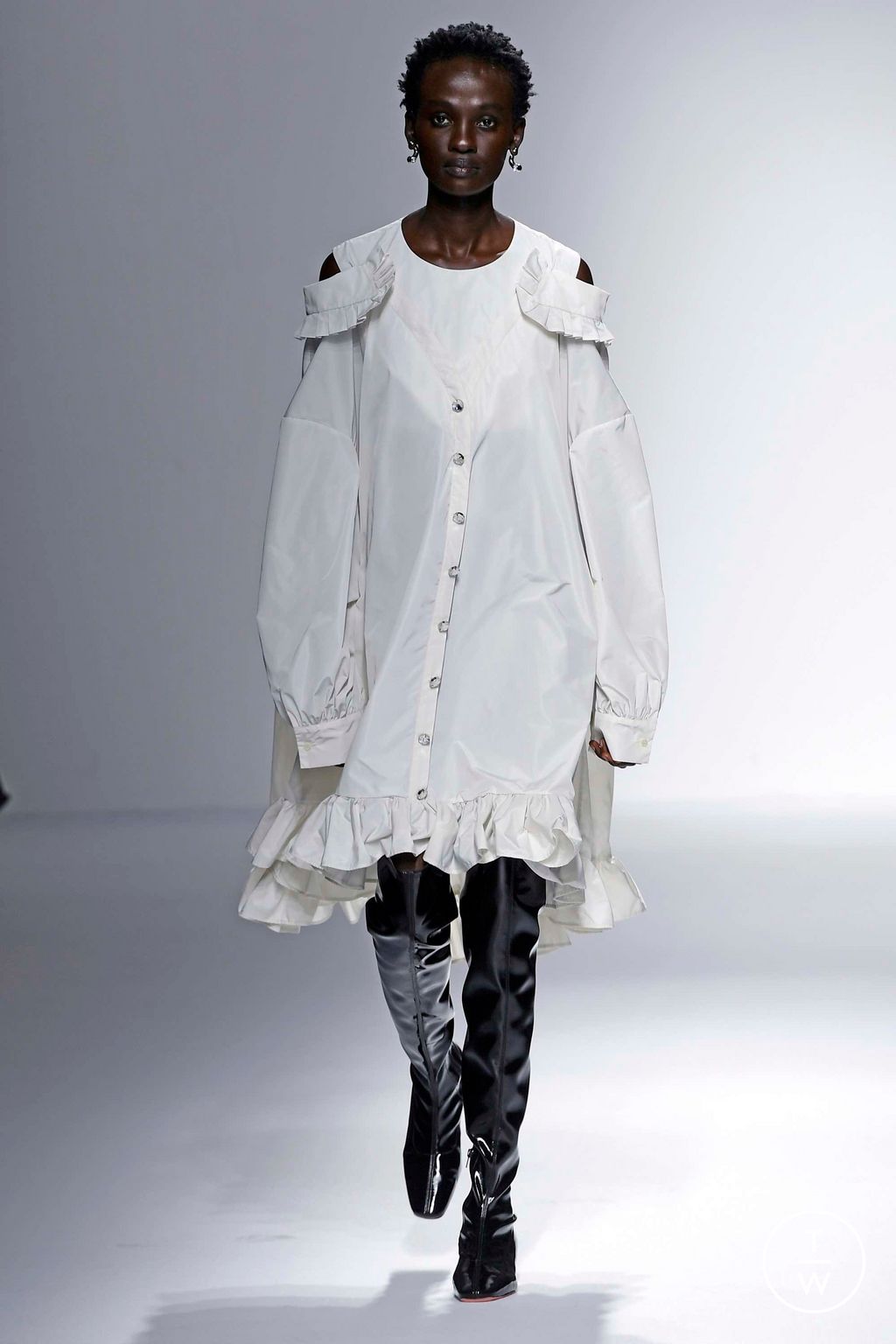 Fashion Week Milan Fall/Winter 2023 look 9 from the Vivetta collection womenswear