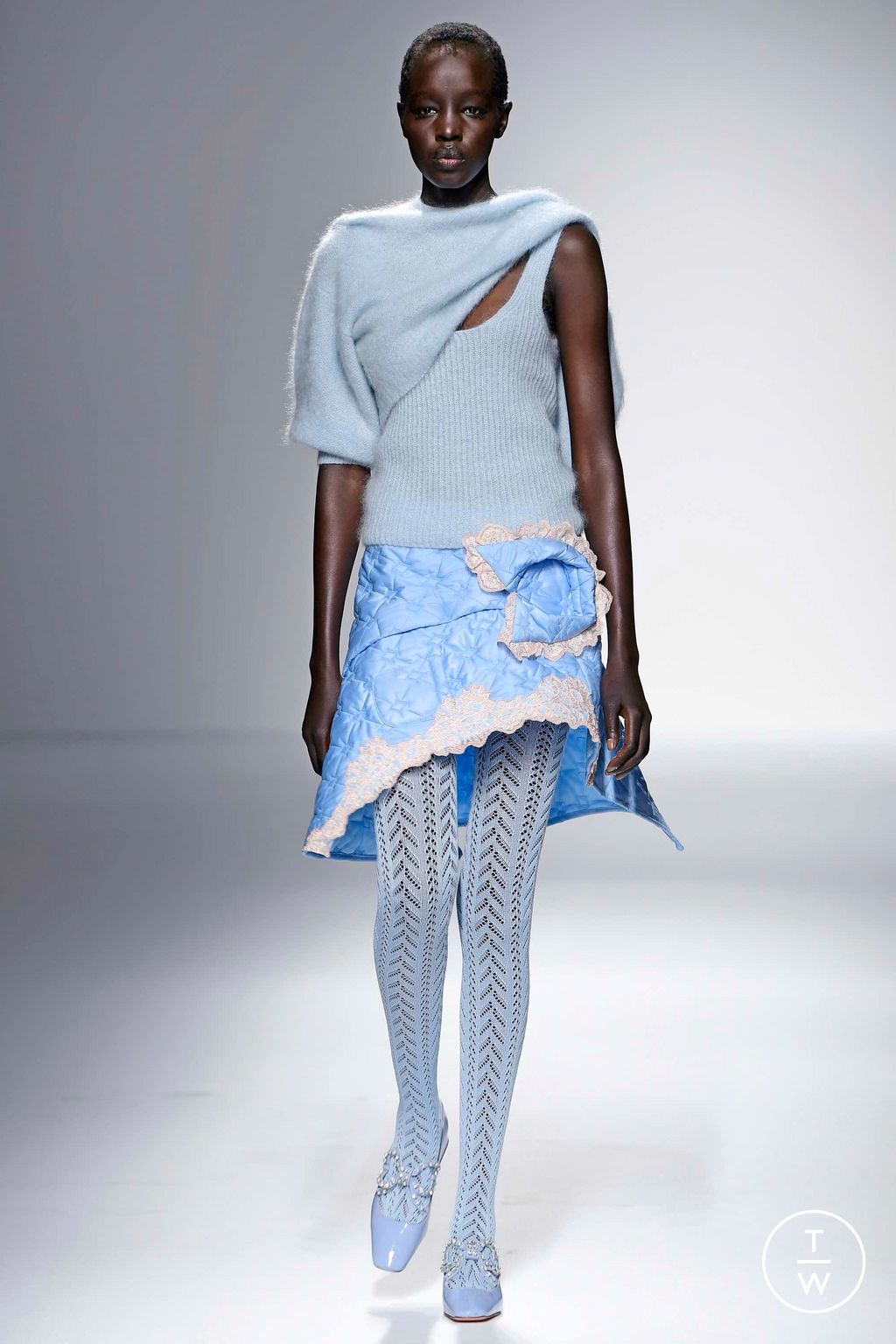 Fashion Week Milan Fall/Winter 2023 look 20 de la collection Vivetta womenswear