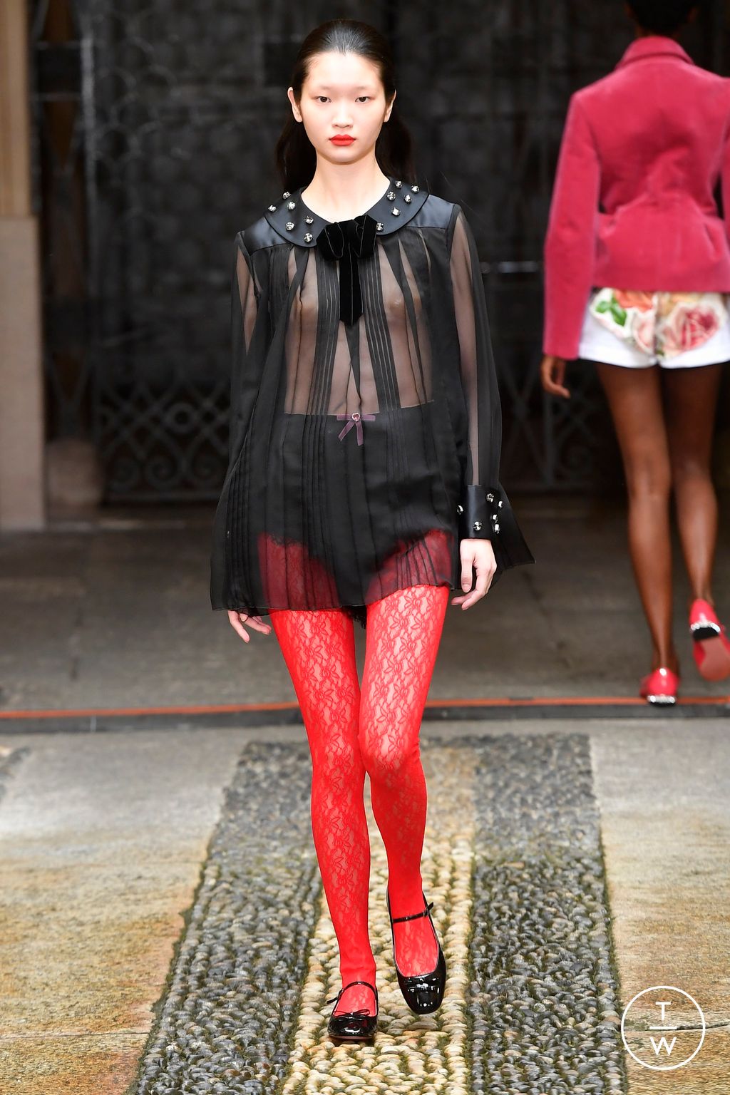 Fashion Week Milan Fall/Winter 2024 look 11 de la collection Vivetta womenswear