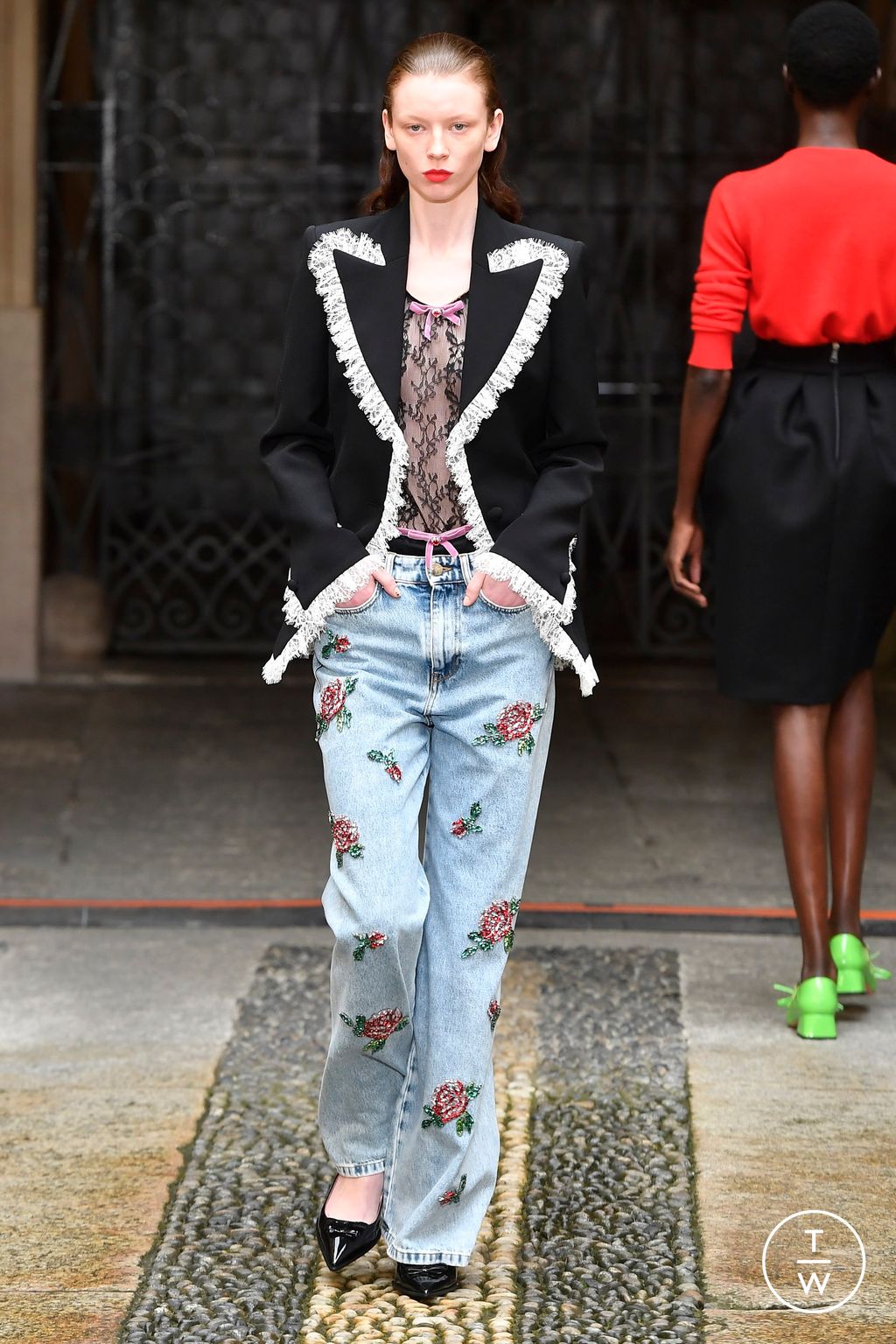 Fashion Week Milan Fall/Winter 2024 look 22 from the Vivetta collection 女装