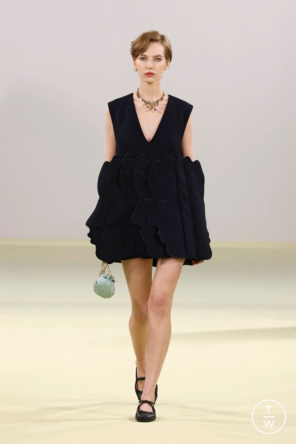 Fashion Week Milan Fall/Winter 2026 look 3 from the Vivetta collection womenswear