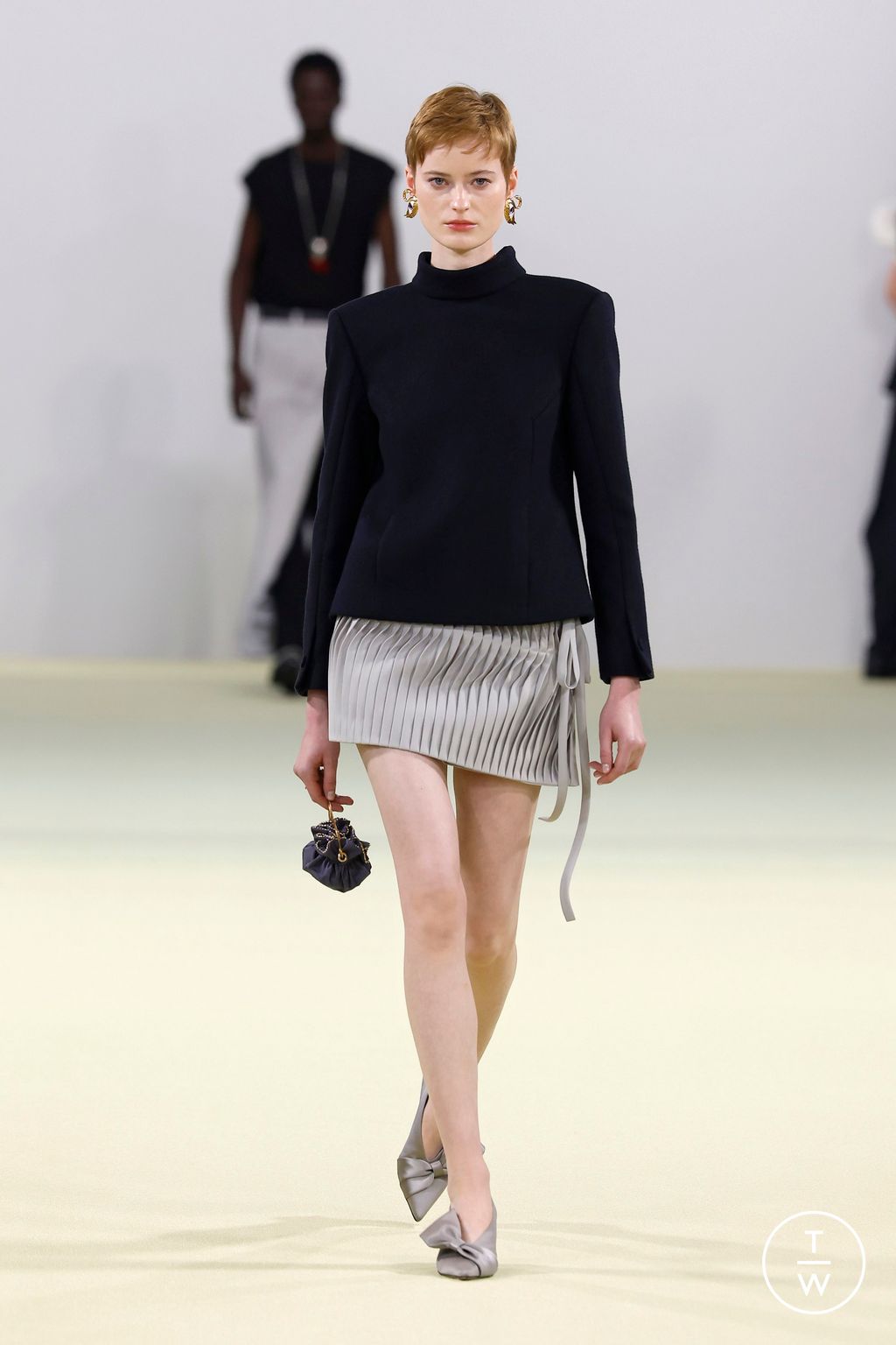 Fashion Week Milan Fall/Winter 2026 look 7 from the Vivetta collection womenswear