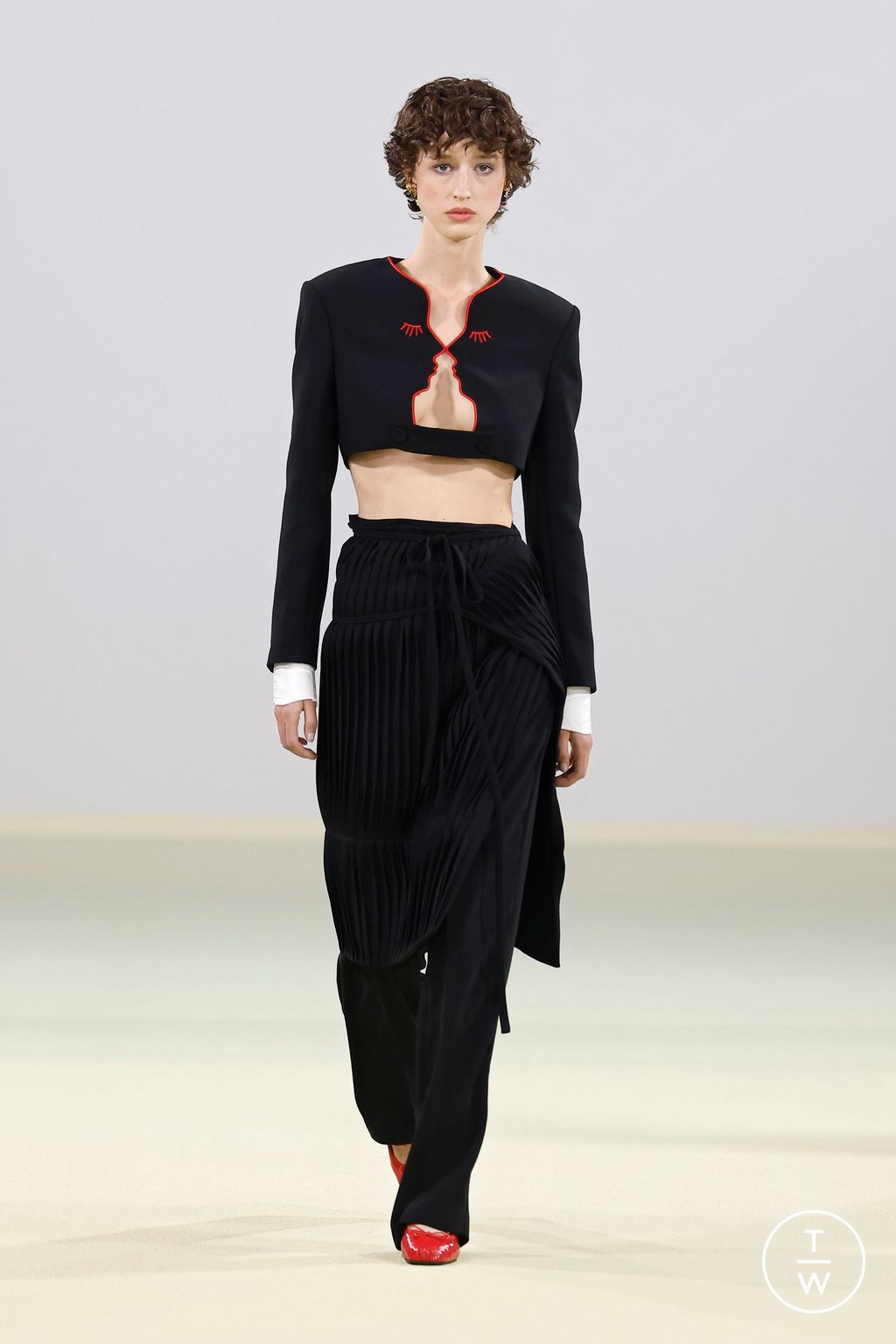 Fashion Week Milan Fall/Winter 2026 look 9 from the Vivetta collection womenswear