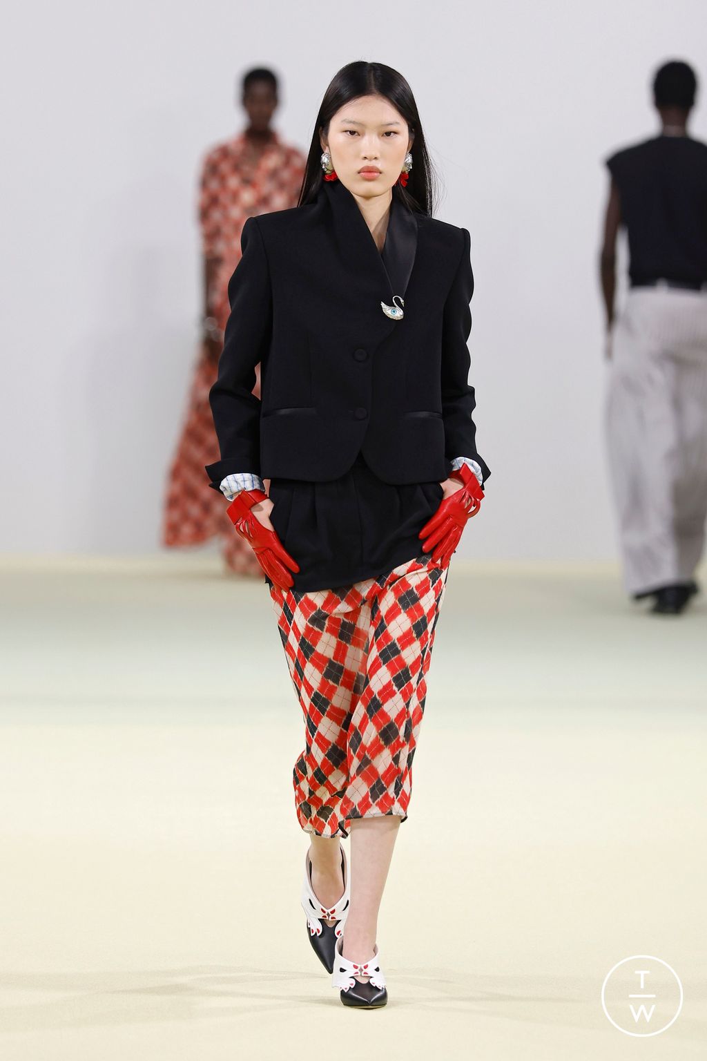 Fashion Week Milan Fall/Winter 2026 look 10 from the Vivetta collection womenswear