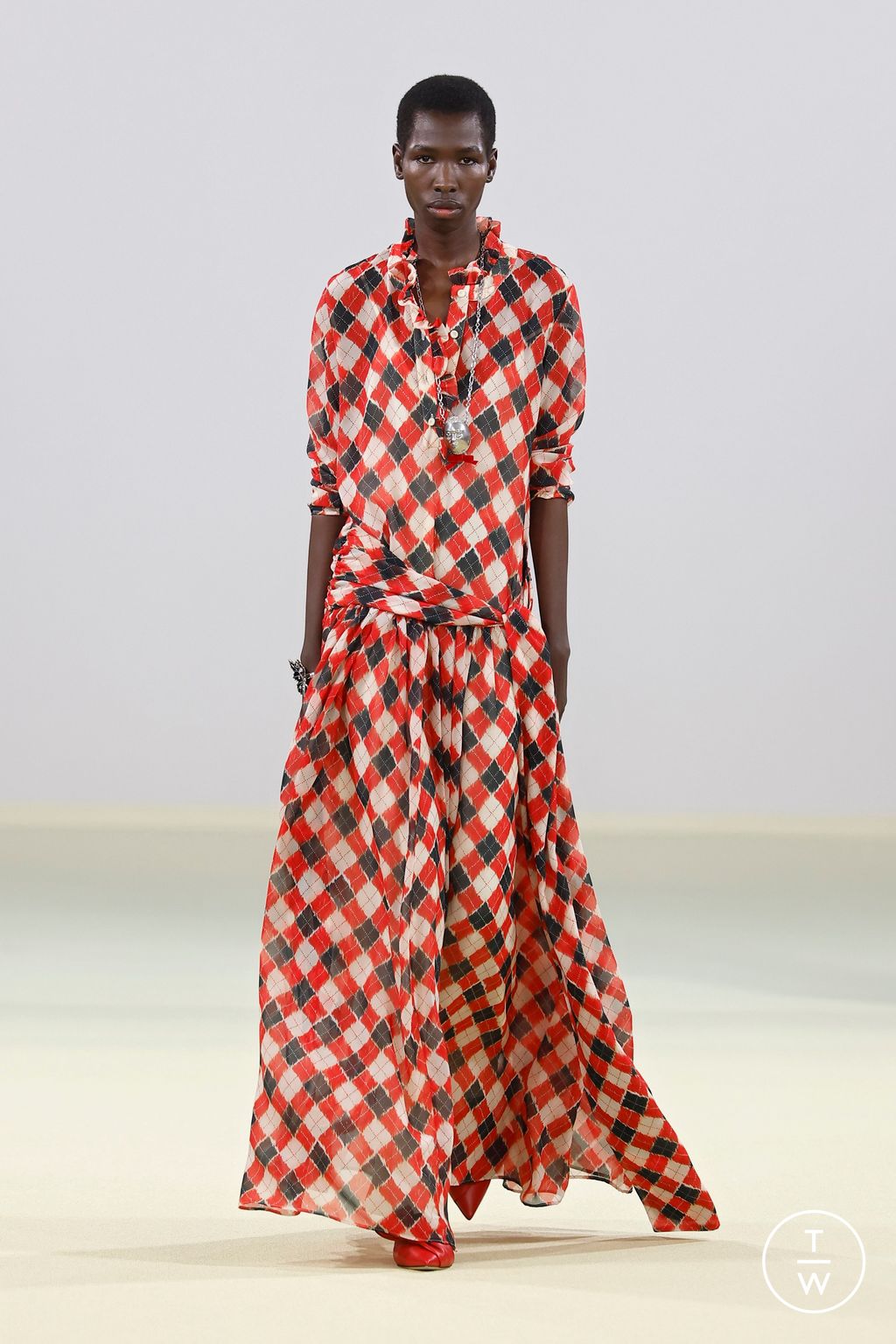 Fashion Week Milan Fall/Winter 2026 look 11 from the Vivetta collection womenswear
