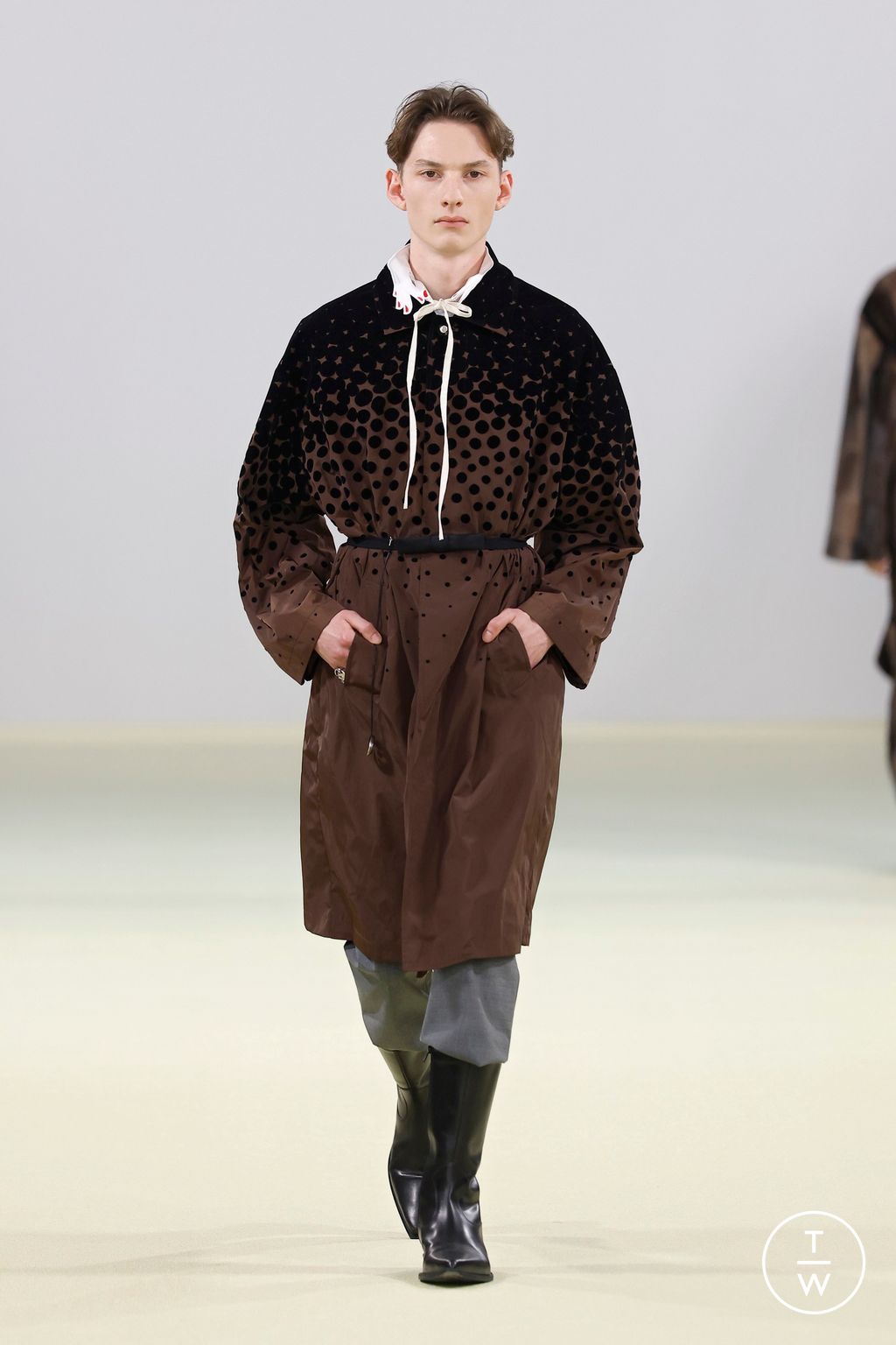Fashion Week Milan Fall/Winter 2026 look 17 from the Vivetta collection womenswear