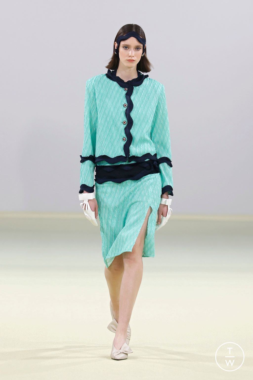 Fashion Week Milan Fall/Winter 2026 look 25 from the Vivetta collection womenswear