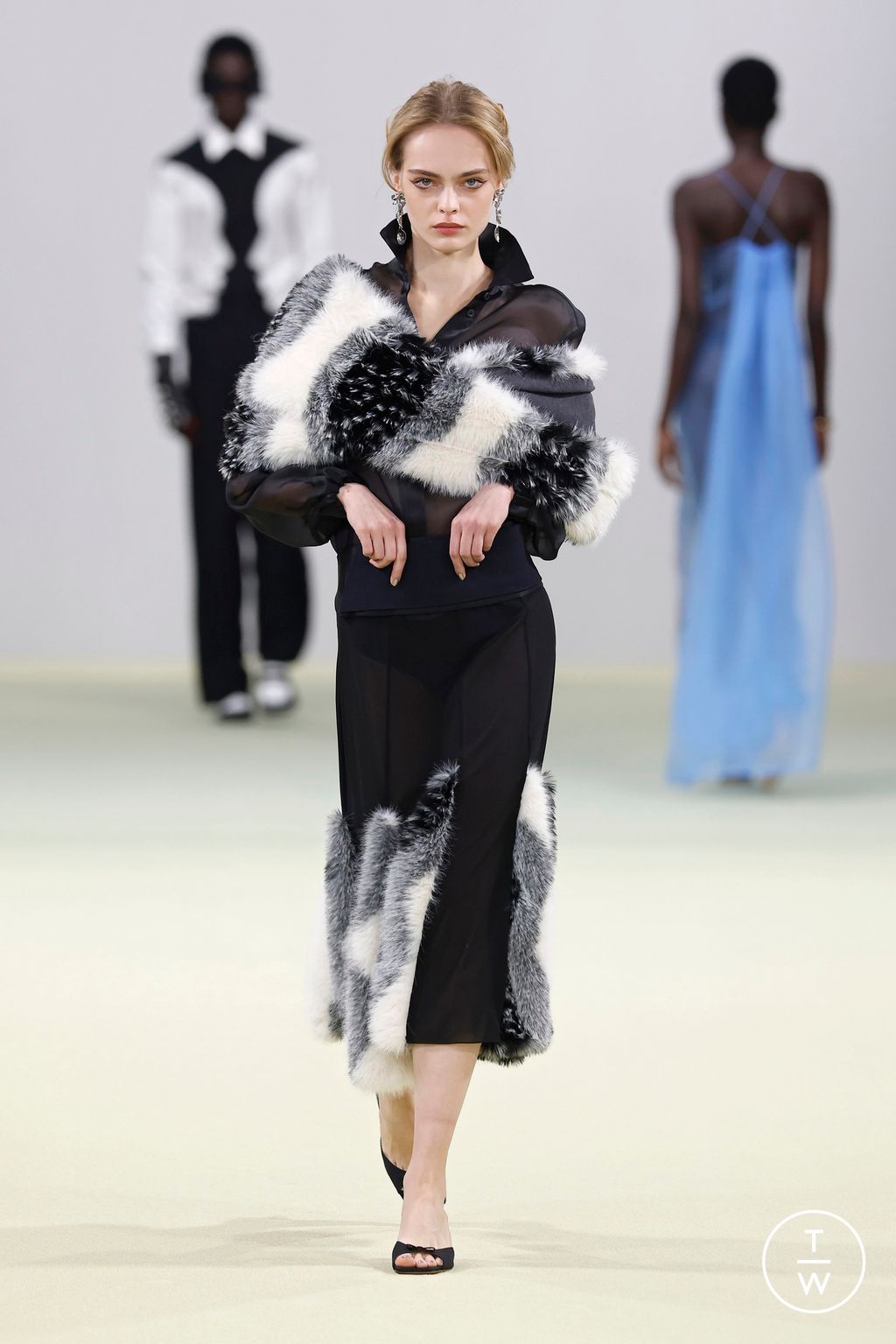 Fashion Week Milan Fall/Winter 2026 look 33 from the Vivetta collection womenswear