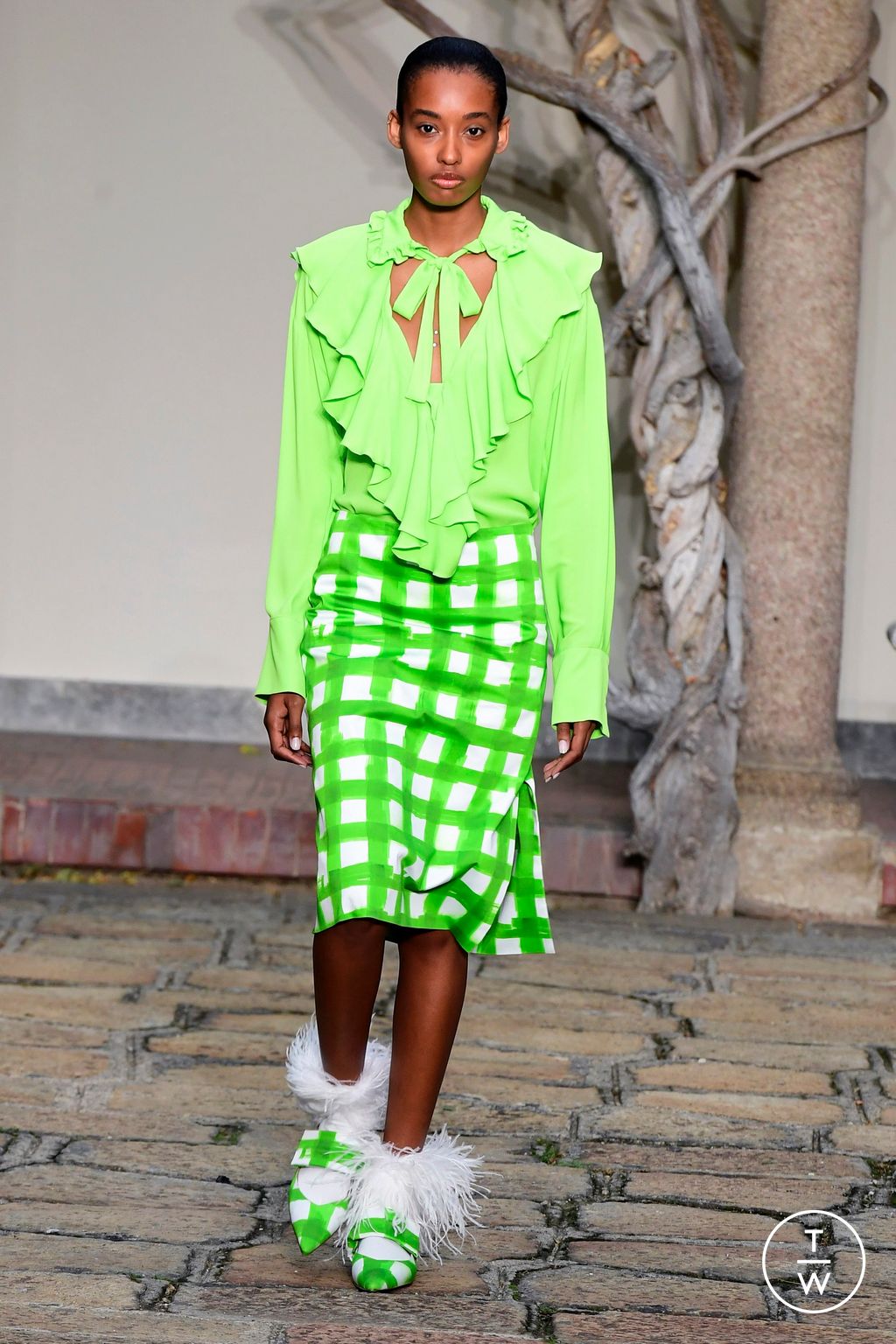 Fashion Week Milan Spring/Summer 2024 look 18 from the Vivetta collection womenswear