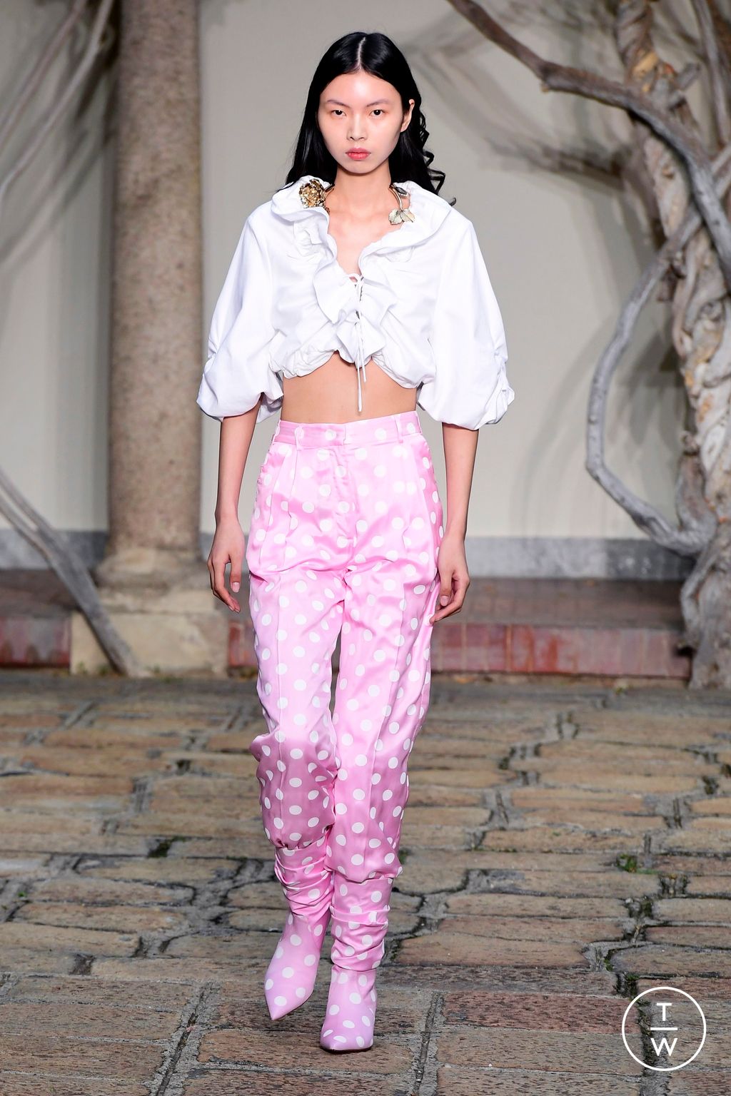 Fashion Week Milan Spring/Summer 2024 look 32 from the Vivetta collection womenswear