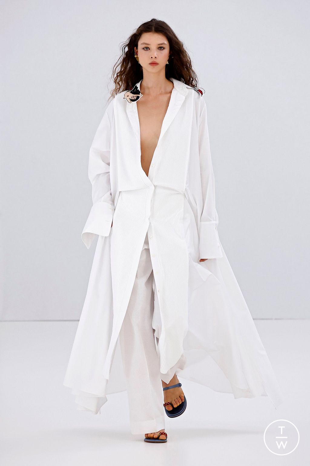 Fashion Week Milan Spring/Summer 2026 look 1 from the Vivetta collection womenswear