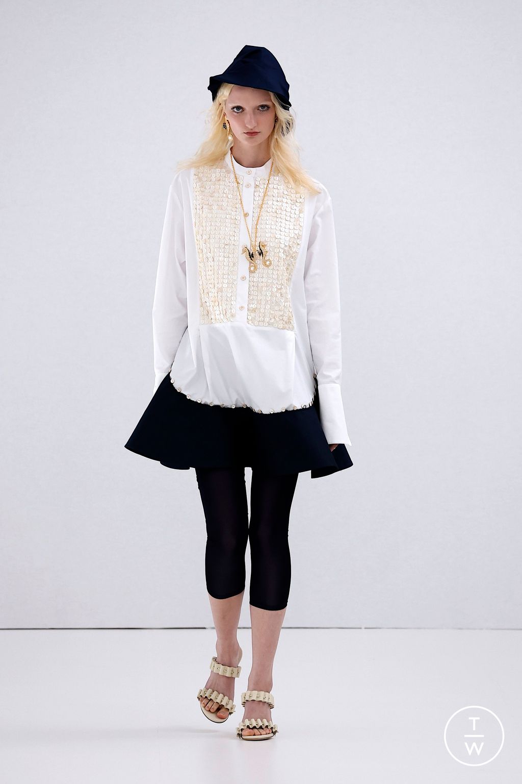 Fashion Week Milan Spring/Summer 2026 look 4 from the Vivetta collection womenswear