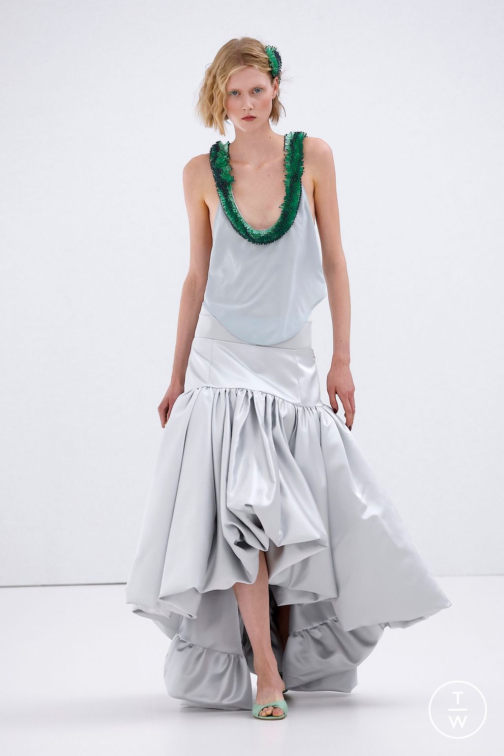 Fashion Week Milan Spring/Summer 2026 look 6 from the Vivetta collection womenswear