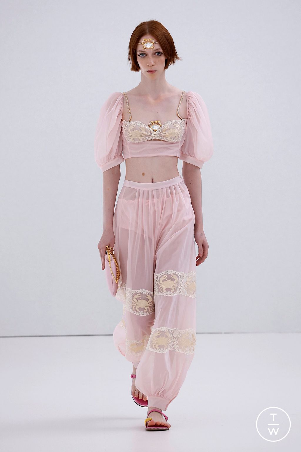 Fashion Week Milan Spring/Summer 2026 look 21 from the Vivetta collection womenswear