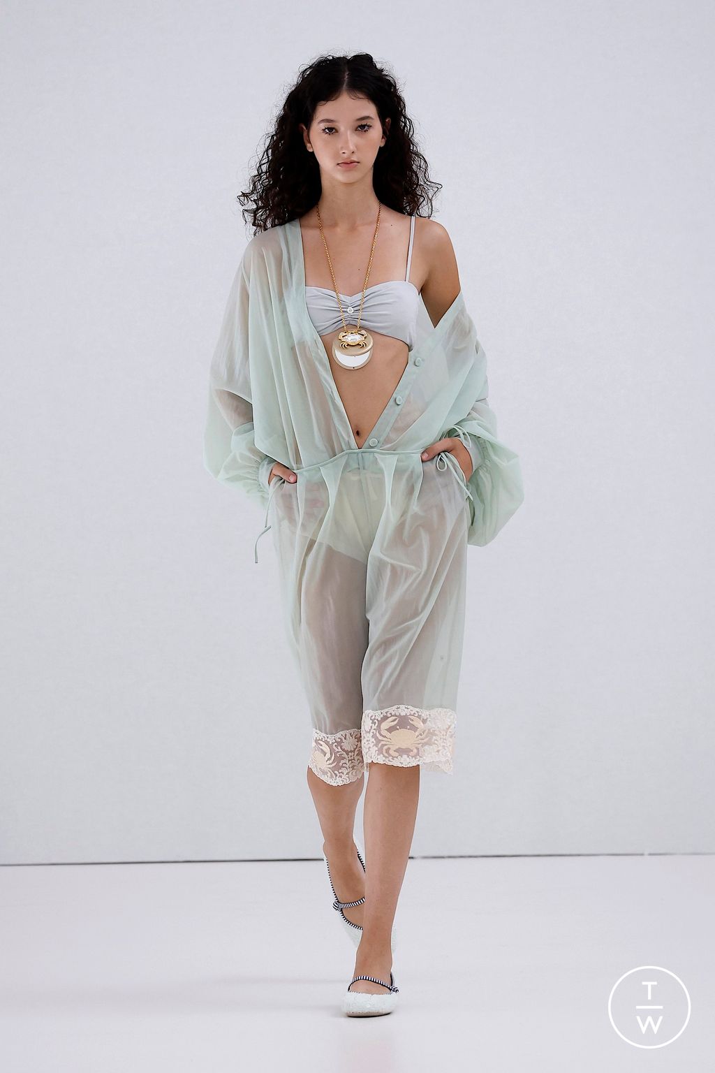 Fashion Week Milan Spring/Summer 2026 look 23 from the Vivetta collection 女装