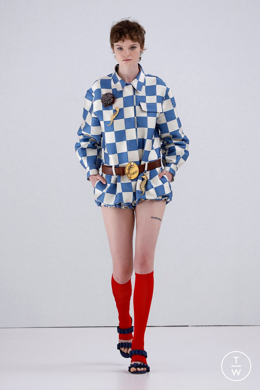 Fashion Week Milan Spring/Summer 2026 look 27 from the Vivetta collection womenswear