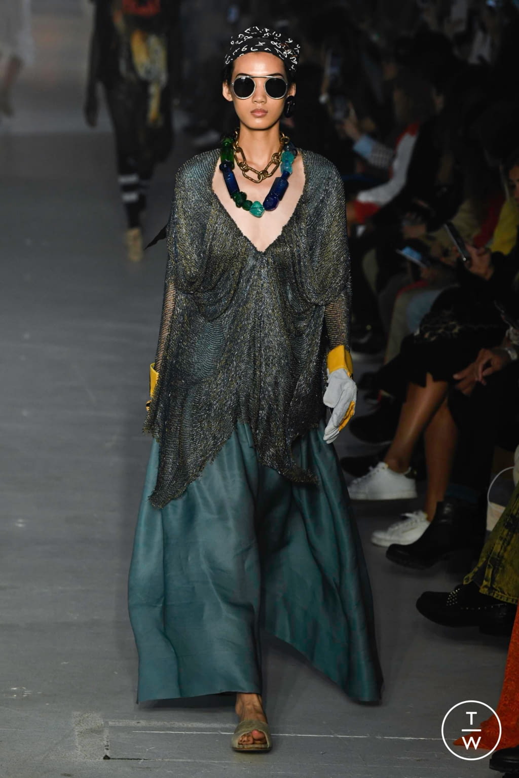 Fashion Week Paris Spring/Summer 2020 look 9 from the Andreas Kronthaler for Vivienne Westwood collection womenswear
