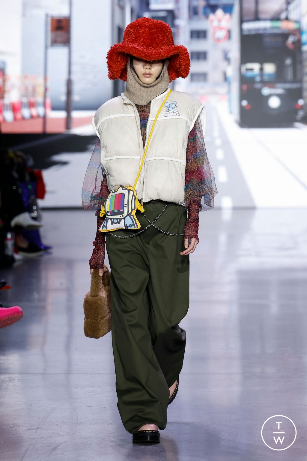 Fashion Week New York Fall/Winter 2023 look 11 de la collection Vivienne Tam womenswear