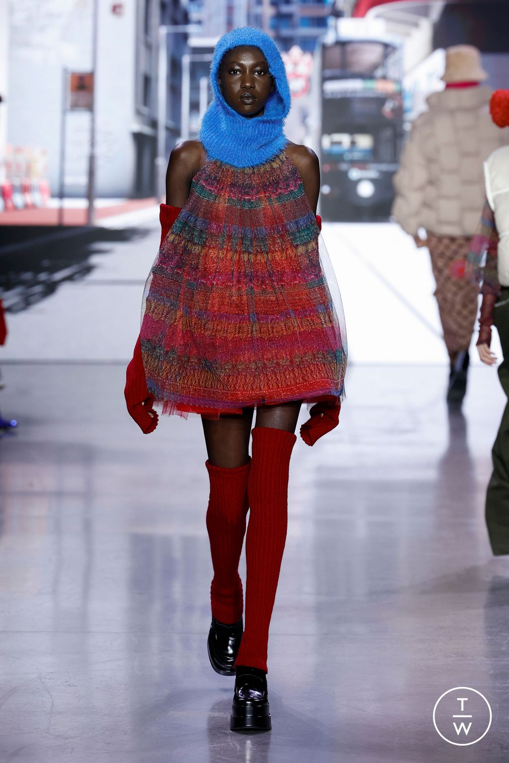 Fashion Week New York Fall/Winter 2023 look 12 from the Vivienne Tam collection womenswear