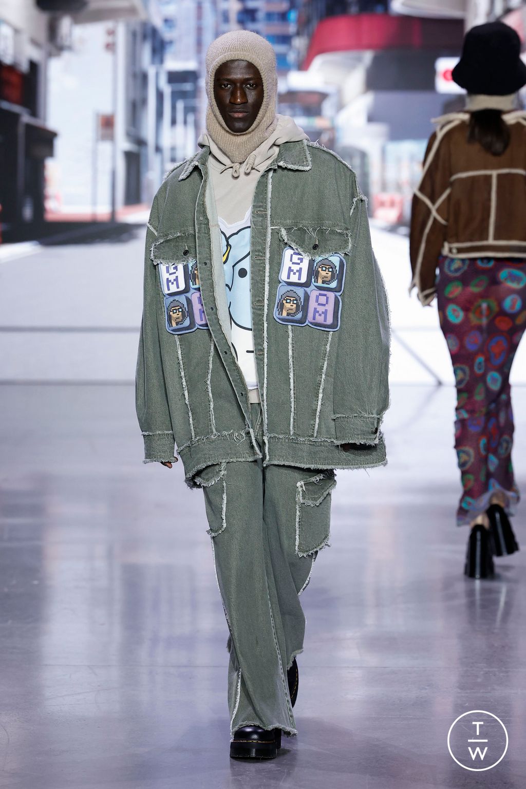 Fashion Week New York Fall/Winter 2023 look 14 from the Vivienne Tam collection womenswear