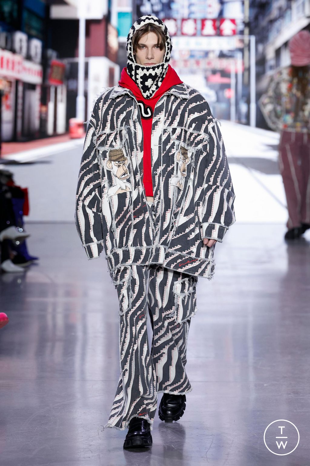 Fashion Week New York Fall/Winter 2023 look 26 from the Vivienne Tam collection womenswear