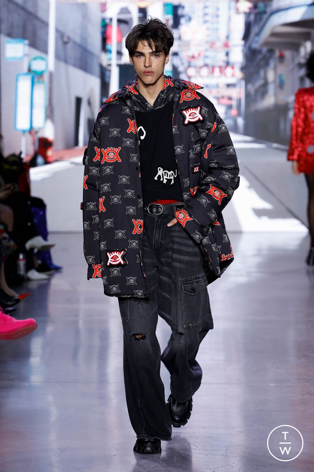 Fashion Week New York Fall/Winter 2023 look 30 from the Vivienne Tam collection womenswear