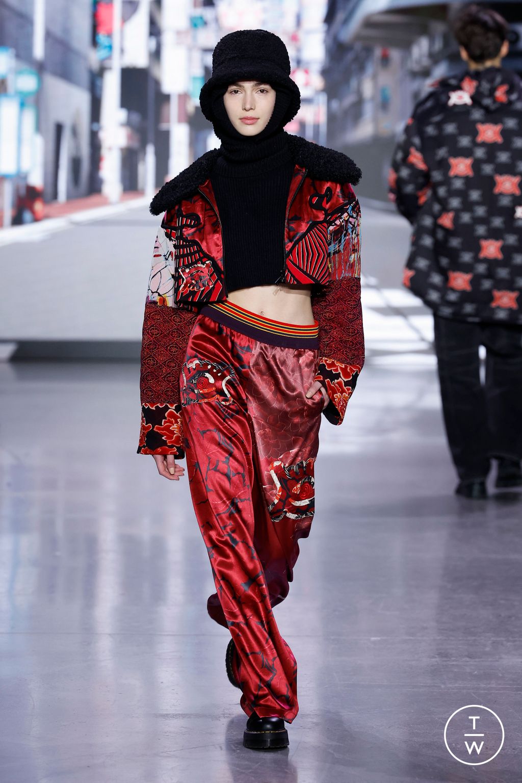 Fashion Week New York Fall/Winter 2023 look 31 from the Vivienne Tam collection womenswear