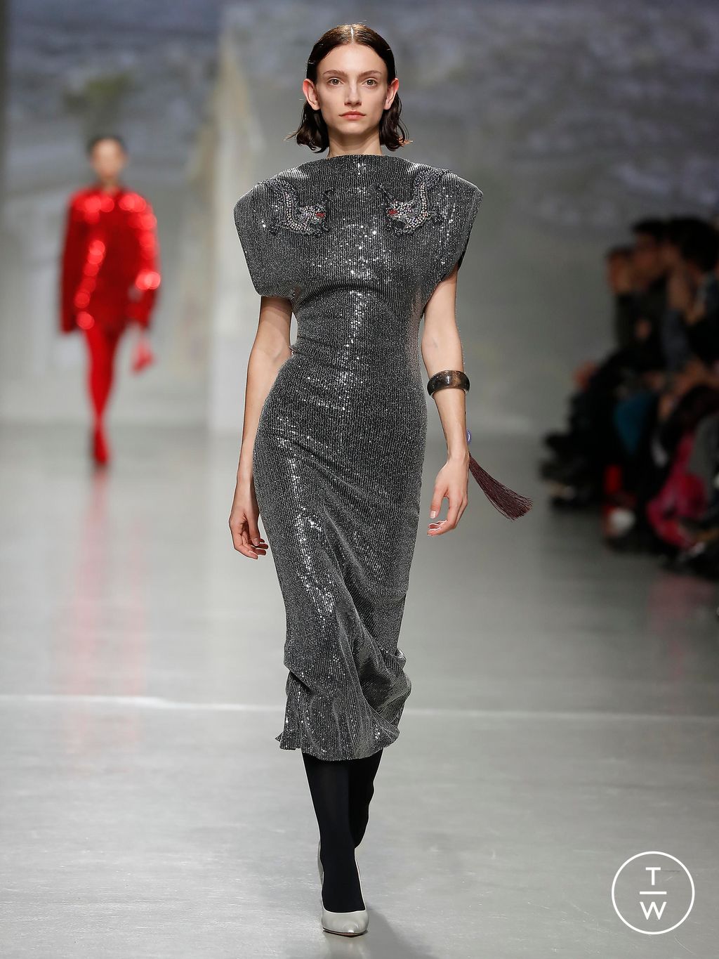 Fashion Week Paris Fall/Winter 2024 look 31 from the Vivienne Tam collection womenswear