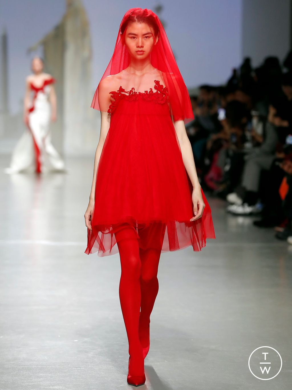 Fashion Week Paris Fall/Winter 2024 look 35 from the Vivienne Tam collection womenswear