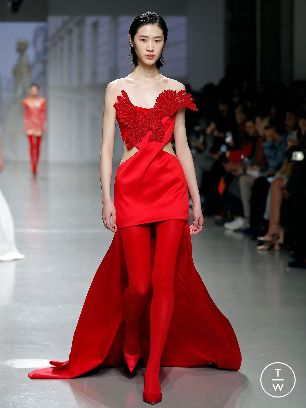 Fashion Week Paris Fall/Winter 2024 look 36 from the Vivienne Tam collection womenswear