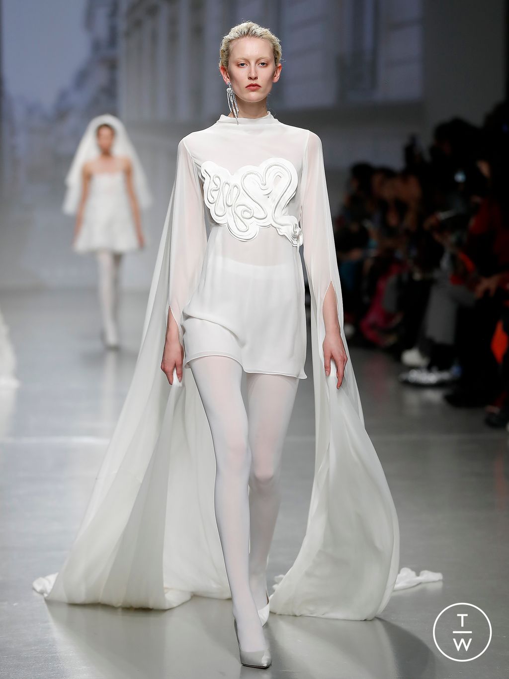 Fashion Week Paris Fall/Winter 2024 look 44 from the Vivienne Tam collection 女装