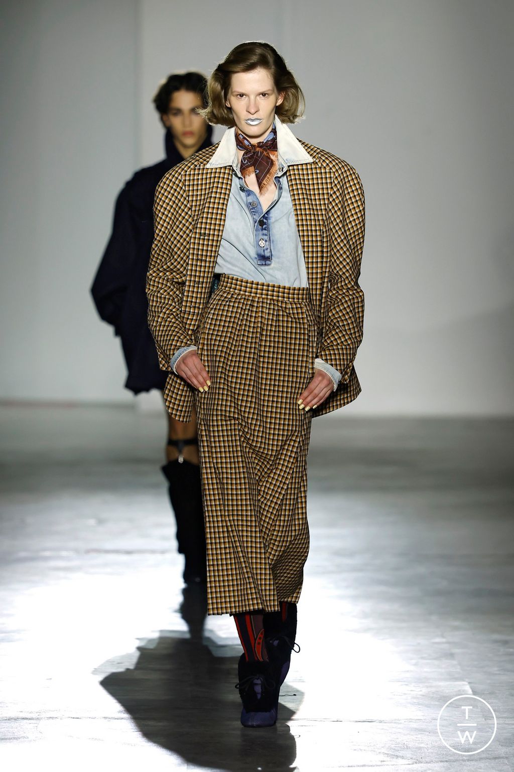 Fashion Week Paris Fall/Winter 2026 look 4 from the Vivienne Westwood collection womenswear