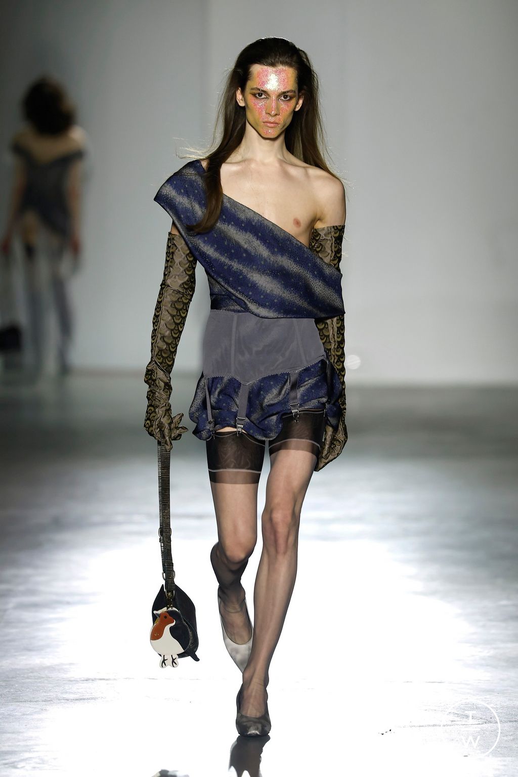 Fashion Week Paris Fall/Winter 2026 look 32 from the Vivienne Westwood collection womenswear
