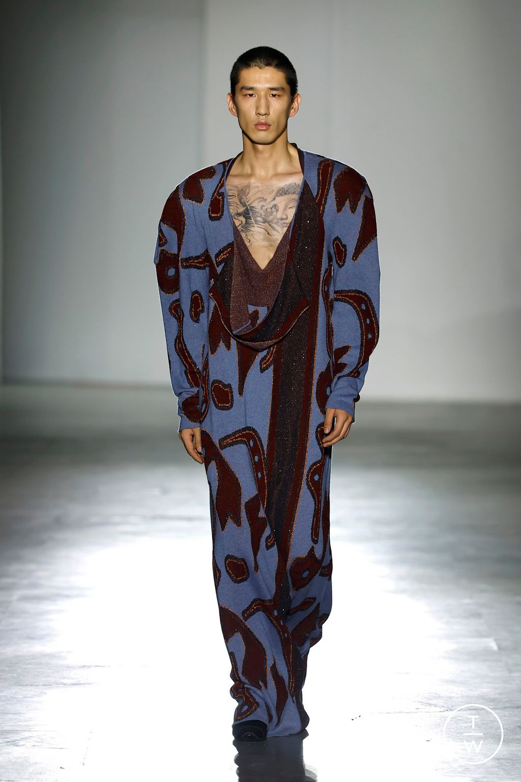Fashion Week Paris Fall/Winter 2026 look 35 de la collection Vivienne Westwood womenswear