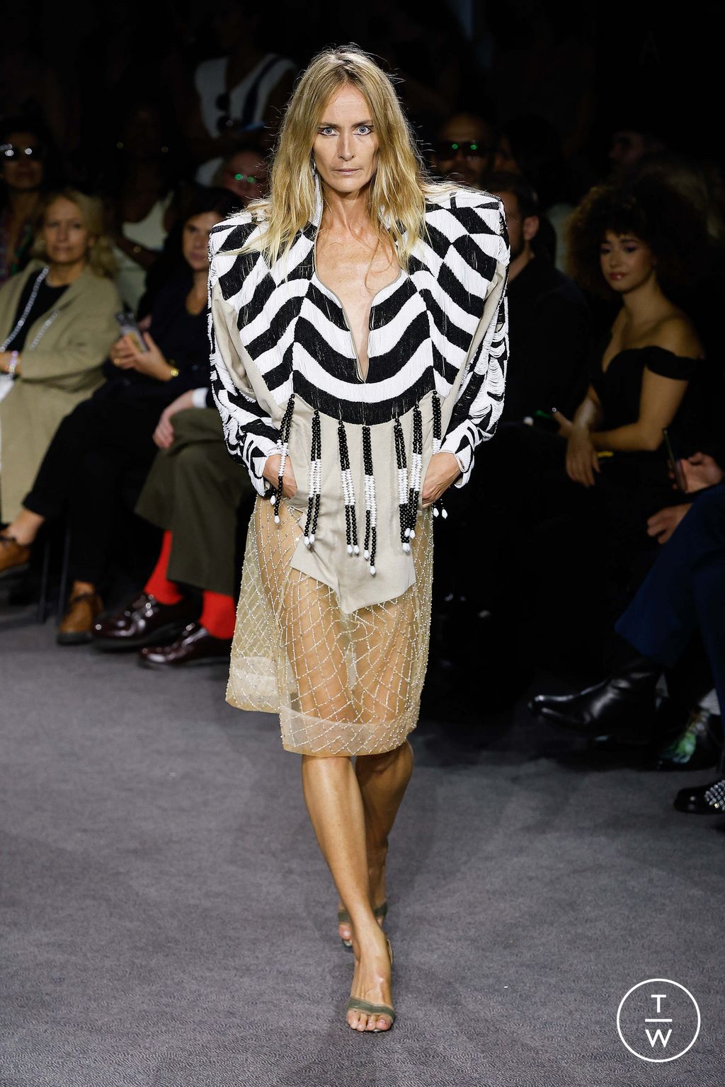 Fashion Week Paris Spring/Summer 2024 look 12 de la collection Andreas Kronthaler for Vivienne Westwood womenswear