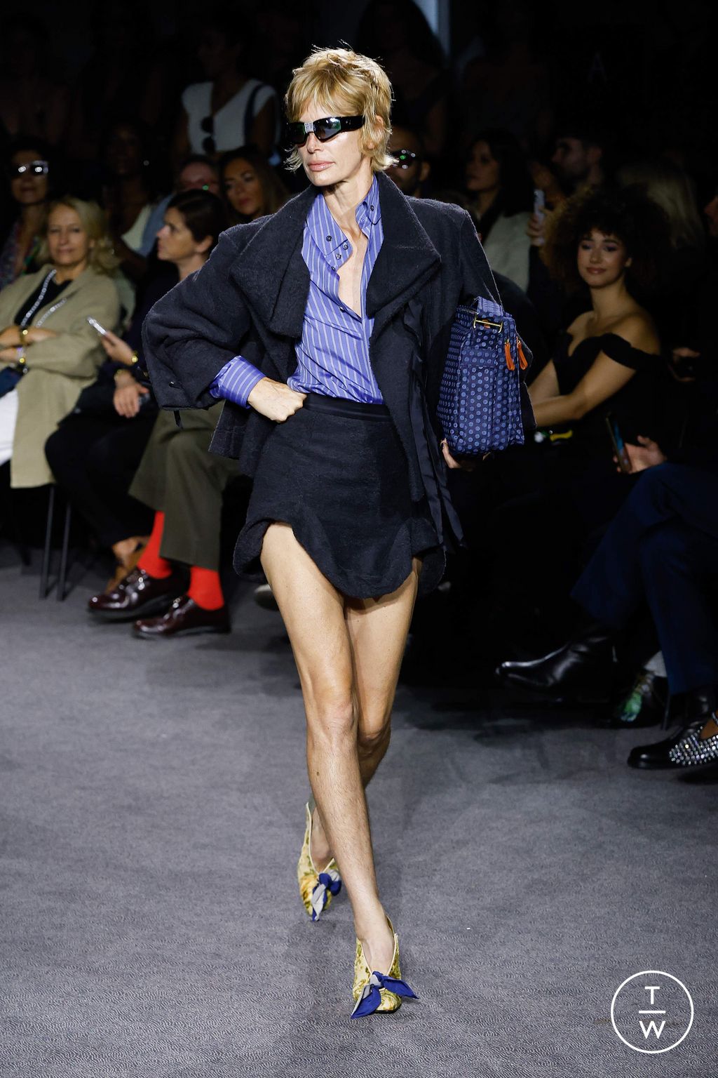 Fashion Week Paris Spring/Summer 2024 look 26 de la collection Andreas Kronthaler for Vivienne Westwood womenswear