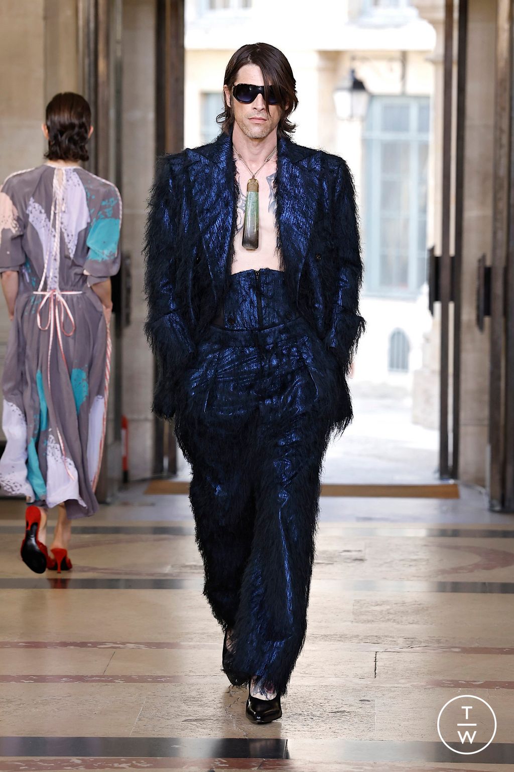 Fashion Week Paris Spring/Summer 2026 look 35 from the Vivienne Westwood collection womenswear