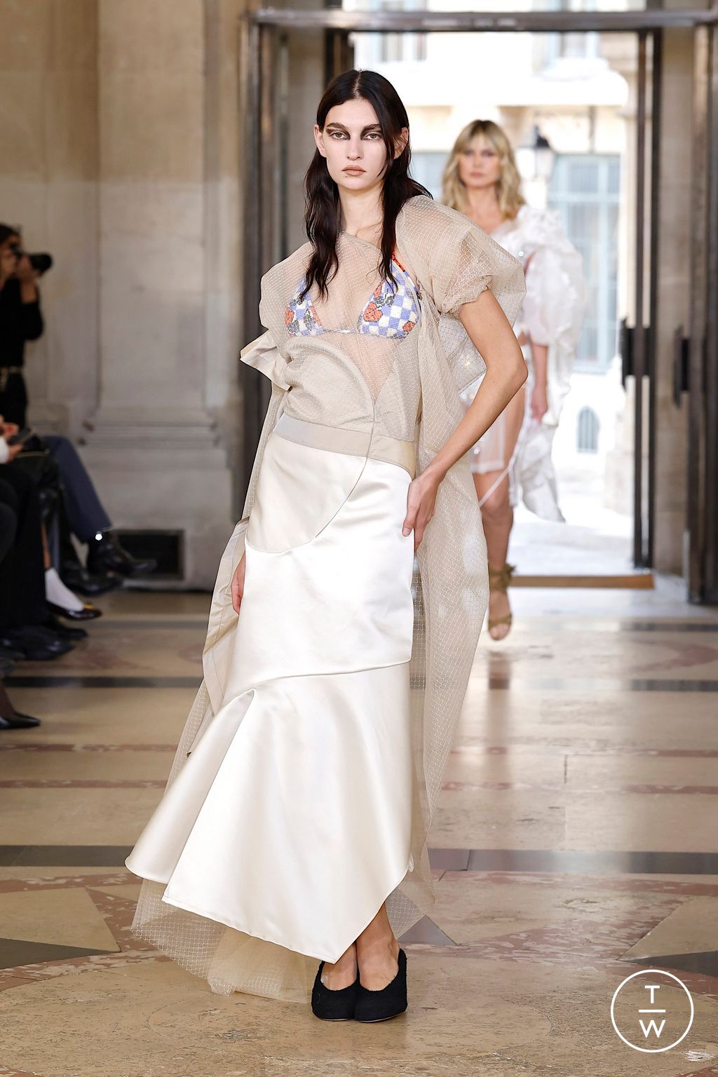 Fashion Week Paris Spring/Summer 2026 look 40 from the Vivienne Westwood collection womenswear