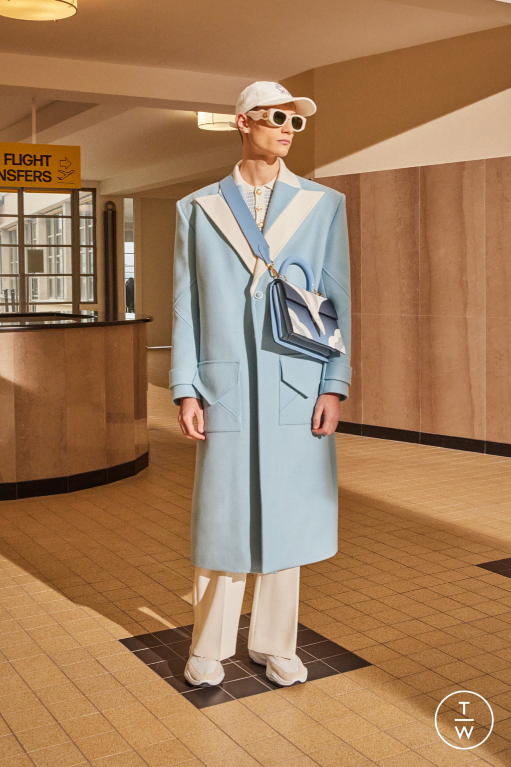 Fashion Week Paris Fall/Winter 2022 look 20 from the Casablanca collection menswear