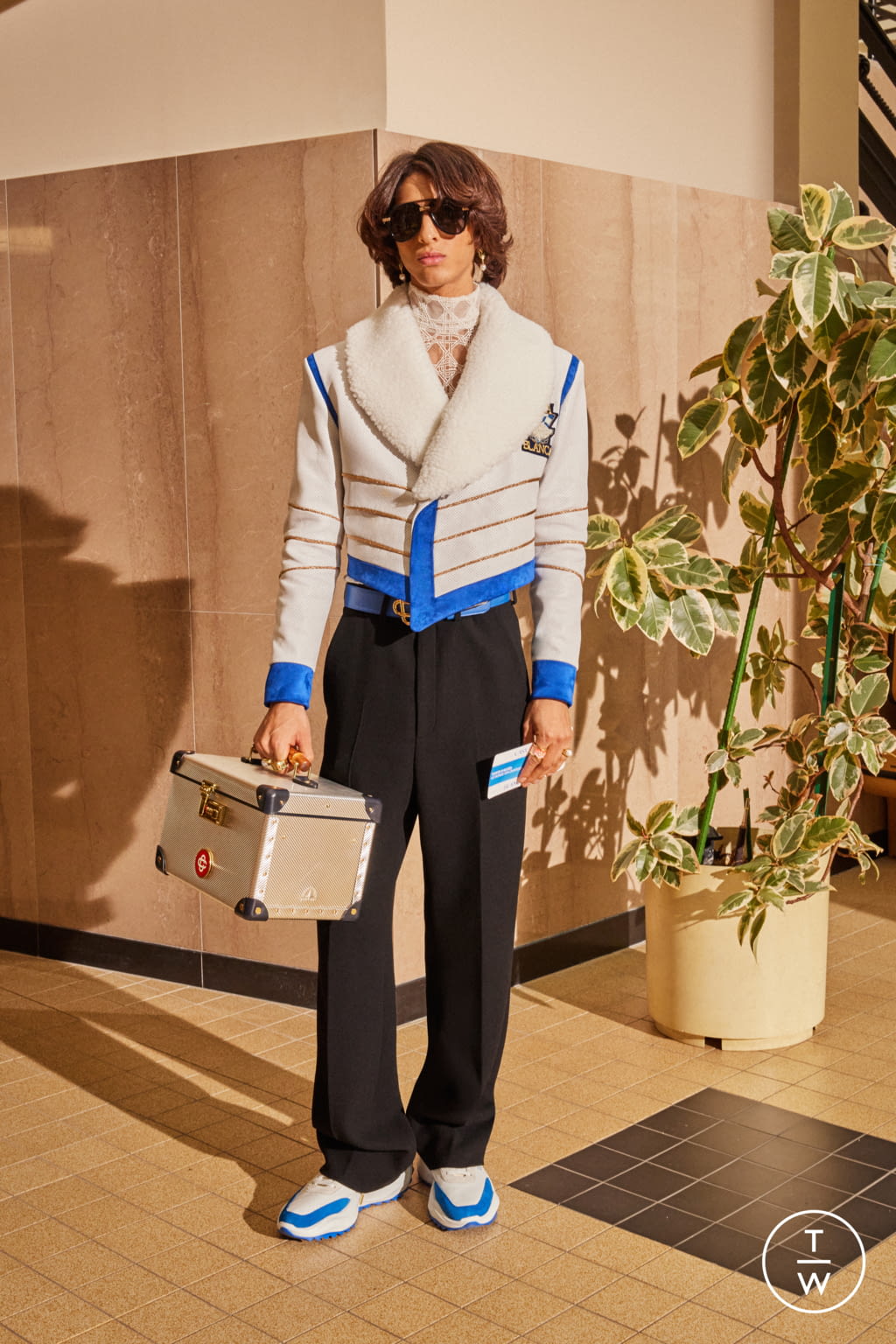 Fashion Week Paris Fall/Winter 2022 look 25 from the Casablanca collection menswear