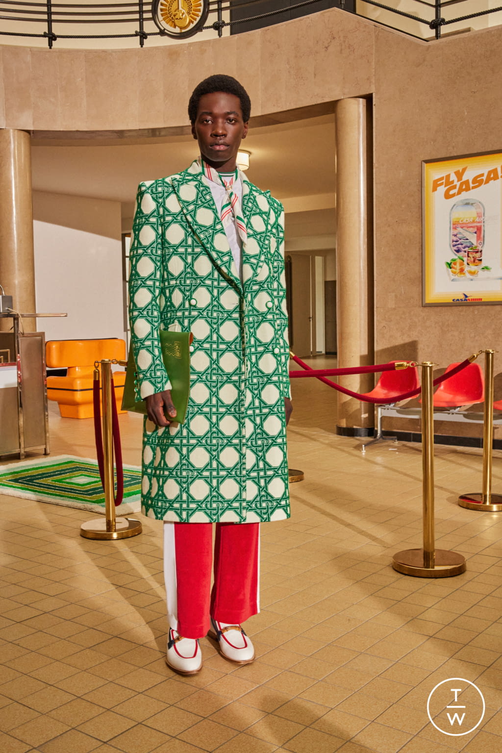 Fashion Week Paris Fall/Winter 2022 look 30 from the Casablanca collection menswear