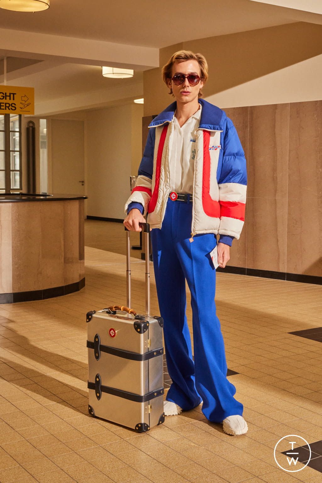 Fashion Week Paris Fall/Winter 2022 look 4 from the Casablanca collection menswear